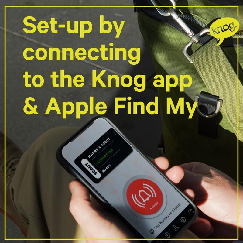 Knog Scout Bike Alarm & Finder - 85db Alarm  iOS 'Find My' Tracking - Motion-Activated Bicycle Deterrent Alarm with Loud Audio Alert & Locator - Image 4